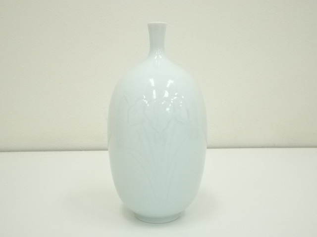 白磁小壺　面取茶入　作家品　茶道具　共箱　送料込み1002 白磁小壺 面取茶入 作家品 茶道具 共箱 送料込み1002
